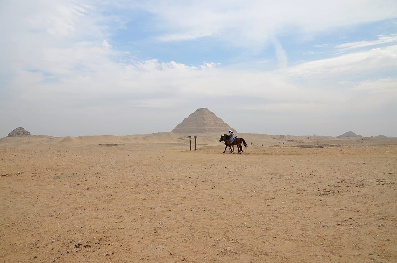 Saqqara in Egypt